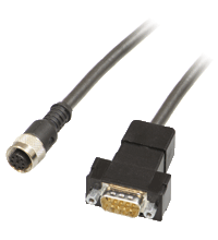 V19-G-0,5M-PUR-ABG-SUBD9 适配器 M12 x 1（Sub-D 型）