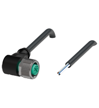 V15-W-BK20M-PUR-U 母头连接器