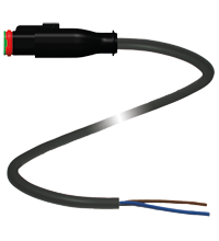 DT2S-G-BK10M-PUR/0,75 母头连接器