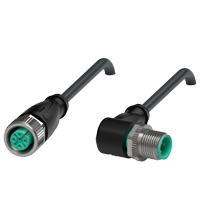 V11-G-BK5M-PVC-U-V11-W 连接电缆