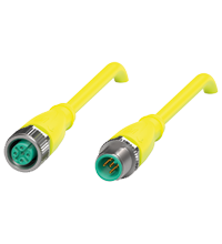 V15-G-S-YE20M-PUR-A1-V15-G 连接电缆