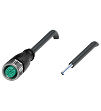 V15-G-BK1,2M-PUR-U 母头连接器