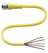 V125-G-YE2M-PVC 母头连接器