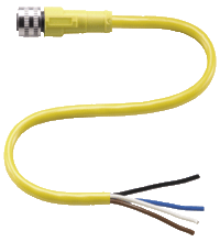 V1-G-YE10M-PUR 母头连接器
