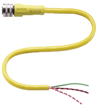 V12-G-YE5M-PVC-18 母头连接器