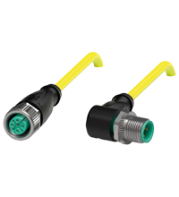 V1-G-YE0,5M-PVC-U-V1-W 连接电缆