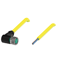 V3-WM-YE10M-PVC-U 母头连接器