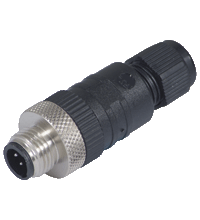 V12S-G 可现场连接的公头连接器