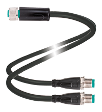 V11S/V15S-G-0,2M-PUR-T-V1-GX-Y Y 型连接缆线