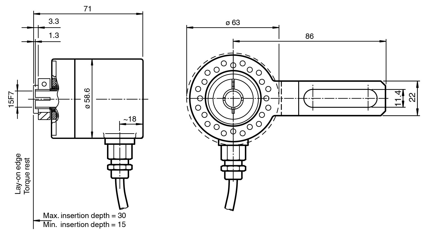 ENA58IL-R15YY5-1212SI2-RAY:01 绝对值编码器