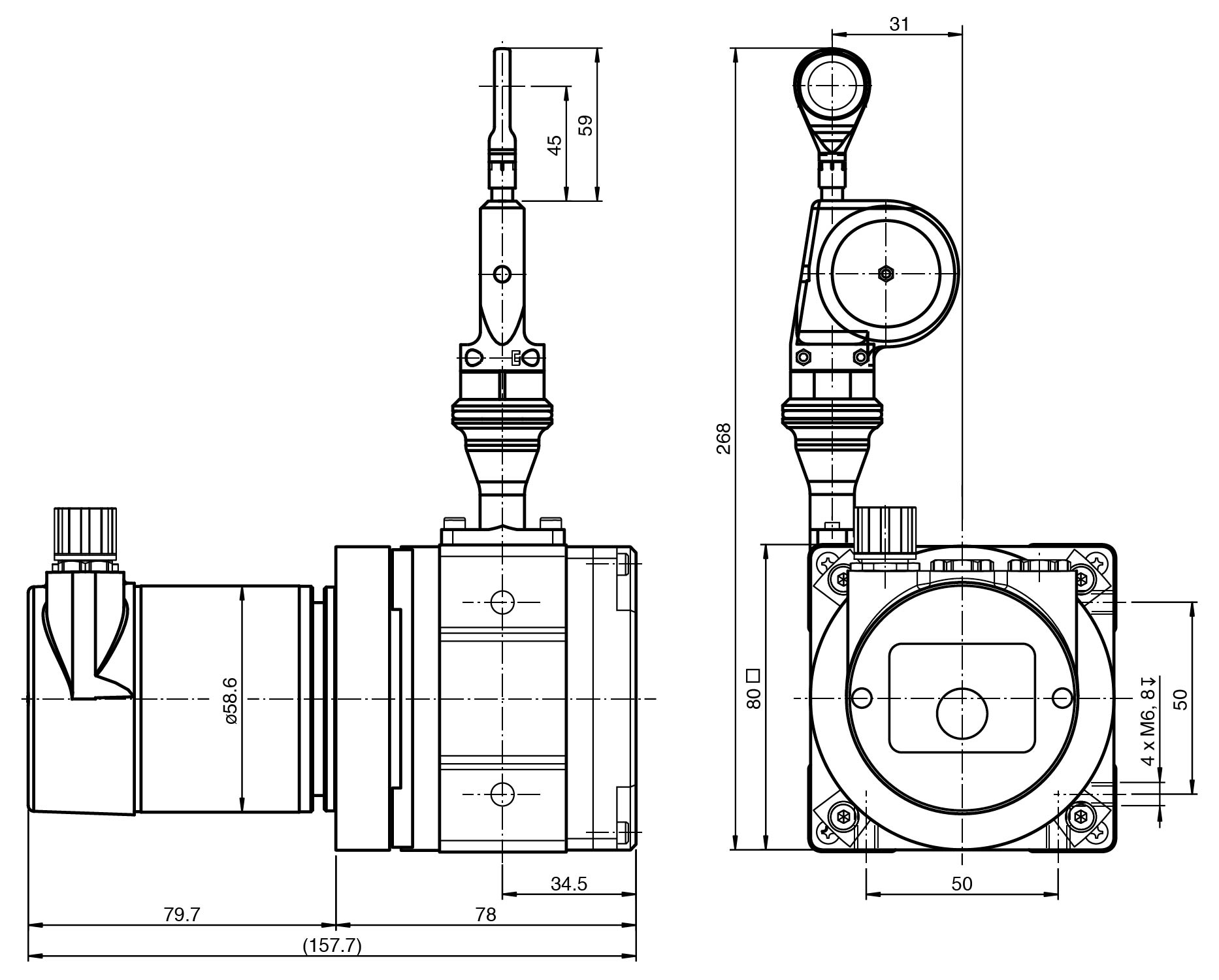 ECA21IL-02A4A-B16AN:OE1212 恒力开度仪旋转编码器
