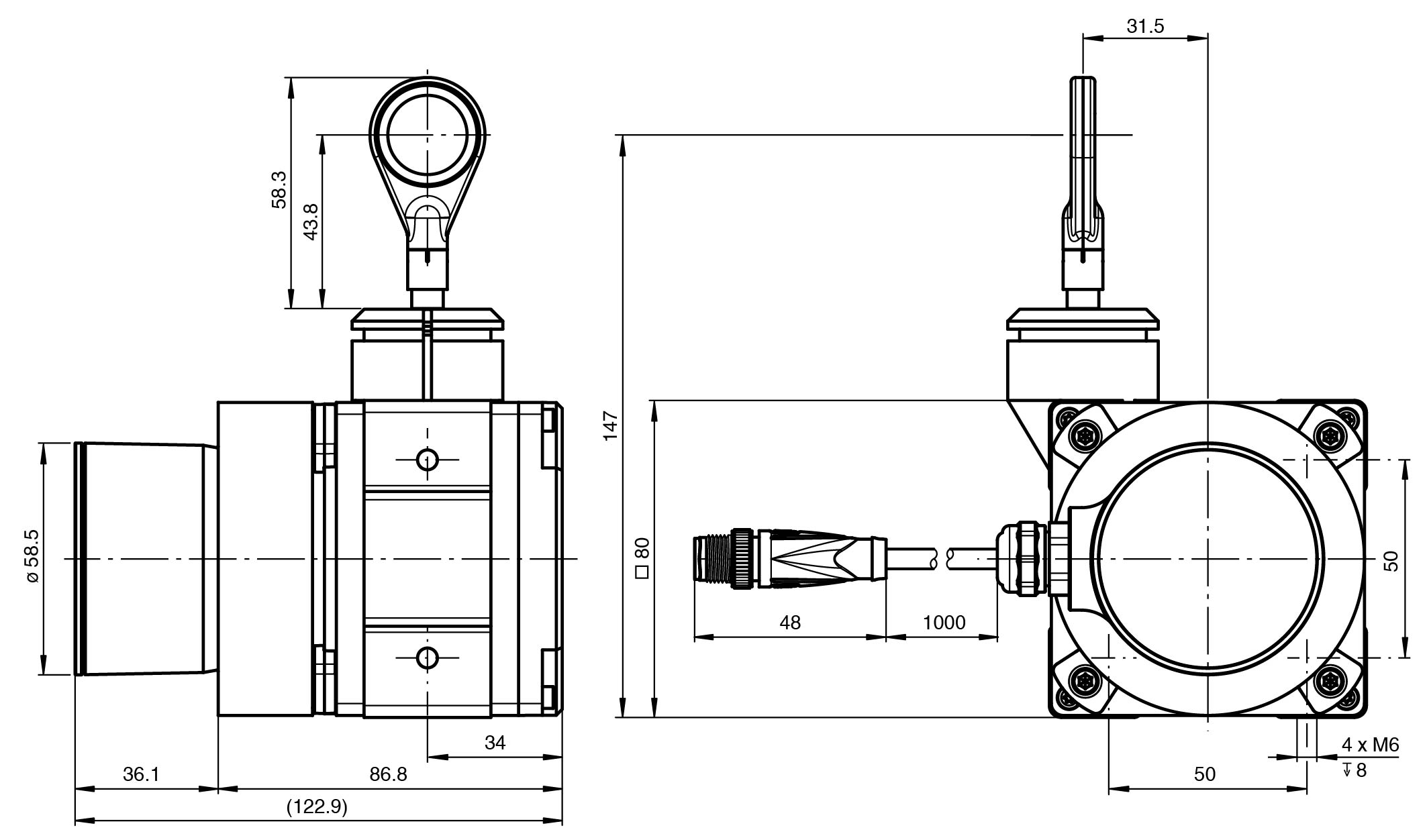ECI30PL-01A1A-UD1BY:YY 恒力开度仪旋转编码器