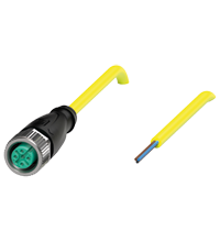 V11-G-YE2M-PVC-U 母头连接器