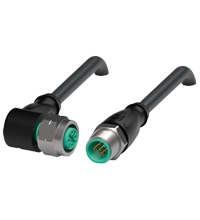 V15-WV4A-BK1,5M-PUR-U-V15-GV4A 连接电缆