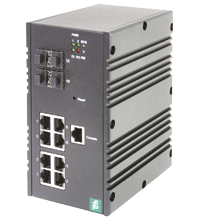 ICRL-M-8RJ45/4SFP-G-DIN 托管式以太网千兆位交换机