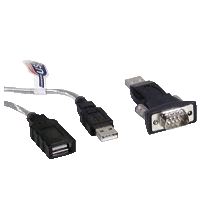 USB-0,8M-PVC ABG-SUBD9 转换器 USB/RS 232