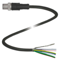 V19SY-G-BK2M-PUR-ABG 电缆连接器，以太网