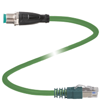 V1SD-G-GN50M-PUR-E1S-V45-G 连接电缆，以太网