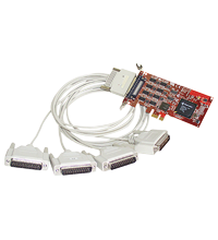 ICRPC-4DB25-FC PCIe 多端口串行卡RocketPort® EXPRESS Quad
