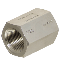 6000-COUPLER-3/4 -M25 NPT to metric coupler