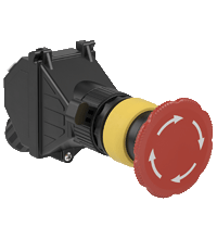 PMP.E5.C.02 Control Unit Ex e, Panel Mount, Emergency Stop Button