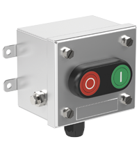 LRS1.B.DMMX.B.1 Control Unit Ex e, Stainless Steel, Pushbutton
