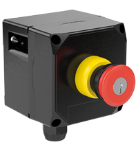 LRP1.D.JRMX.B.1 Control Unit Ex e, Polyamide, Emergency Stop Button