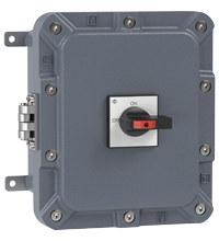 EJB4A.D.PS.DIS.100.3PN.2NO Switch Disconnector Ex d IIB 100 A 4 Pole, Aluminum Enclosure