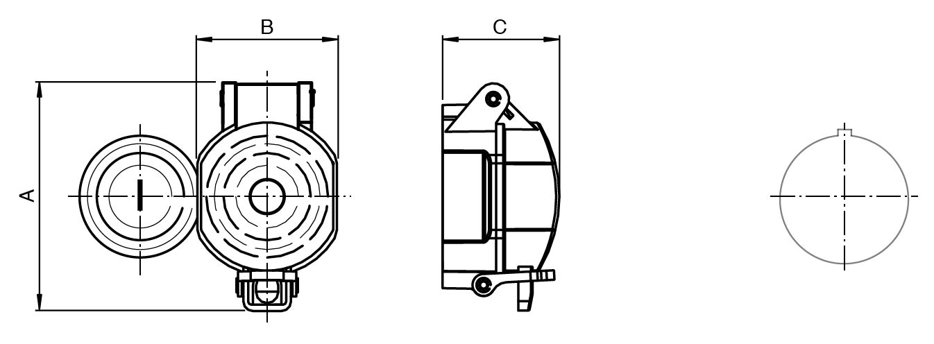 CFP.ZJ.SP Actuator Flap (Ex e)
