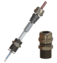 CG.NA.*.*.* Cable Glands, Metal, for non-armored Cables
